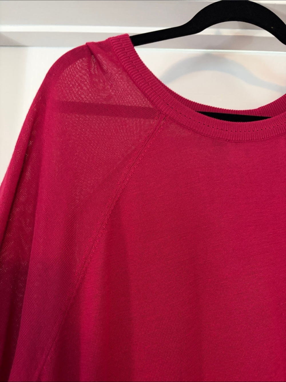 torrid Hot Pink Long Sleeve Lightweight Sweater - Picture 2 of 9